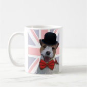 Union Jack Jack Russell Kaffeetasse (Links)