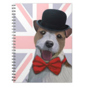 Union Jack Jack Russell Notizblock (Vorderseite)