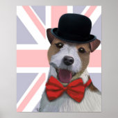 Union Jack Jack Russell Poster (Vorne)
