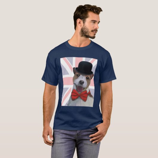 Union Jack Jack Russell T-Shirt (Vorne ganz)