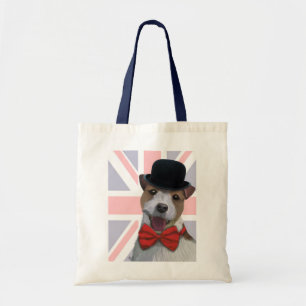Union Jack Jack Russell Tragetasche
