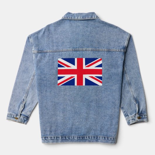 Union Jack Jeansjacke (Rückseite)