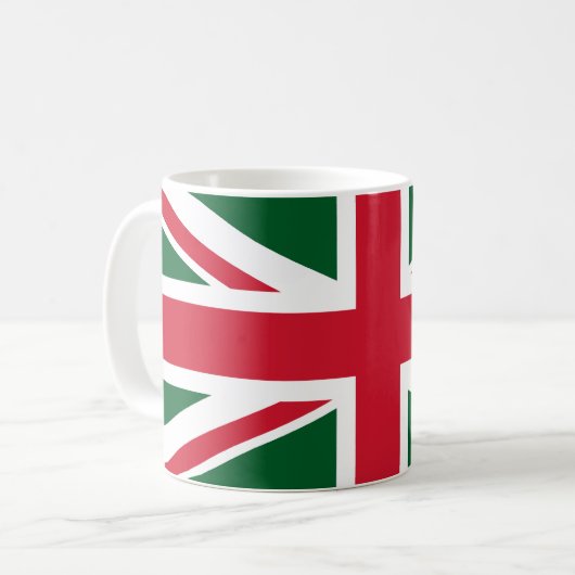 Union Jack Kaffeetasse (Vorderseite Links)