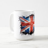 Union Jack Kaffeetasse (Vorderseite Links)
