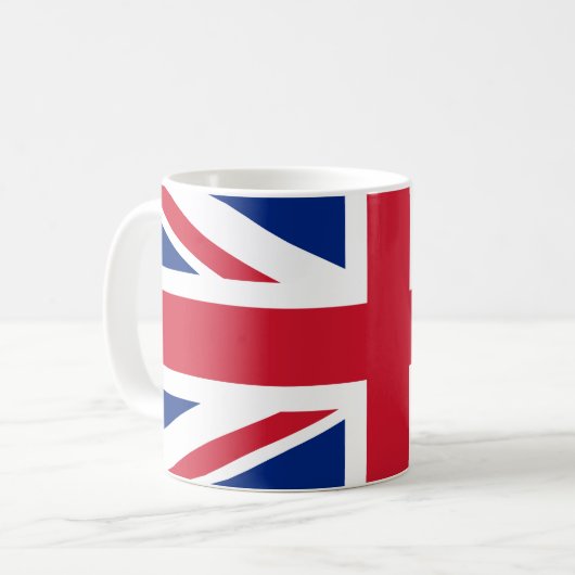 Union Jack Kaffeetasse (Vorderseite Links)