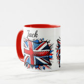 Union Jack Kaffeetasse (Vorderseite Links)