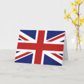 Union Jack Karte (Gelbe Blume)