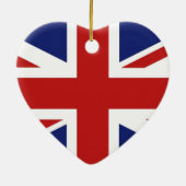 Union Jack Keramik Ornament (Hinten)