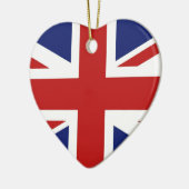 Union Jack Keramik Ornament (Links)