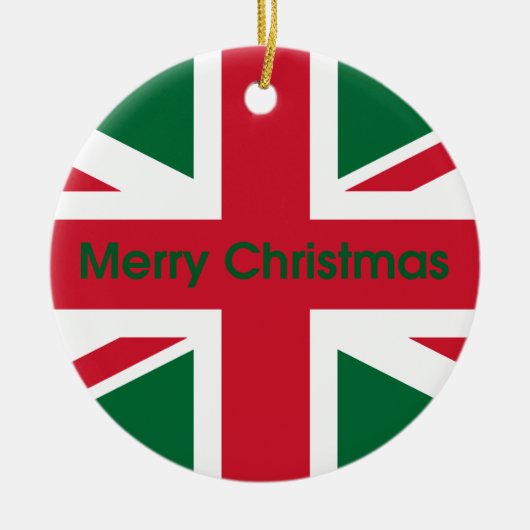 Union Jack Keramikornament (Vorne)