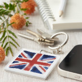 Union jack key rings schlüsselanhänger (Vorderseite rechts)
