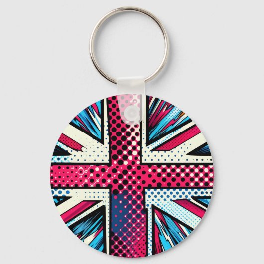 Union jack Keychain Schlüsselanhänger (Vorderseite)