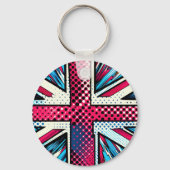 Union jack Keychain Schlüsselanhänger (Rückseite)