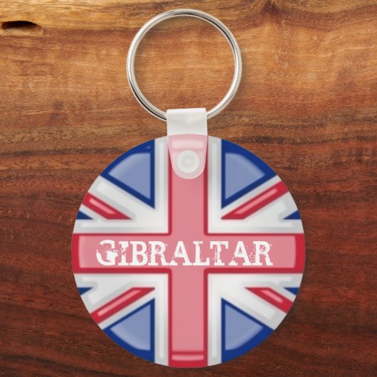 Union Jack KeyRing Schlüsselanhänger (Vorderseite)