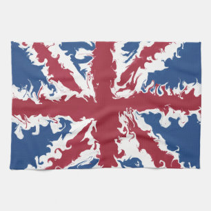 Union Jack Kitchen , Liquid Art Vereinigtes Königr Geschirrtuch