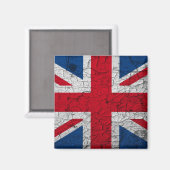 Union Jack Kühlschrankmagnet / Magnet (Vorderseite/Rückseite)