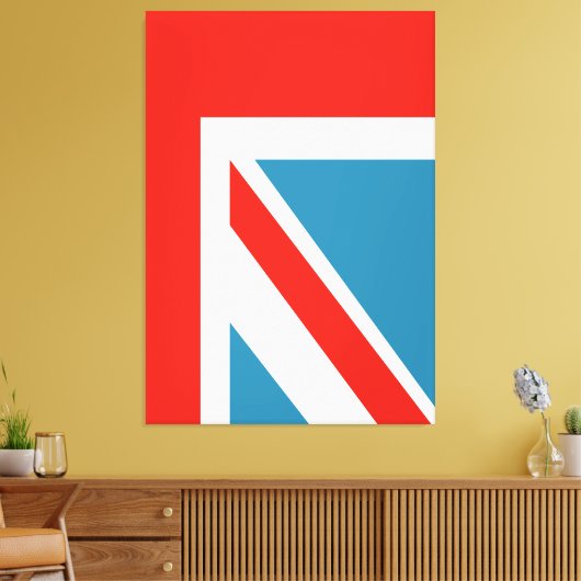 Union Jack Leinwanddruck (Insitu (Wohnzimmer))