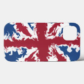 Union Jack Liquid Art Case-Mate iPhone Hülle (Rückseite (Horizontal))