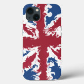 Union Jack Liquid Art Case-Mate iPhone Hülle (Rückseite)