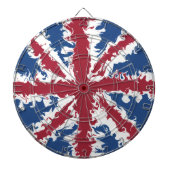 Union Jack Liquid Art Dartscheibe (vorne)