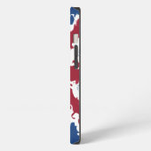Union Jack Liquid Art iPhone Hülle (Linke Seite)