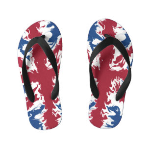 Union Jack Liquid Art Kinderbadesandalen