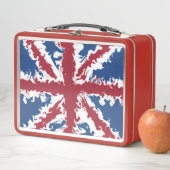 Union Jack Liquid Art Metall Brotdose (Beispiel)