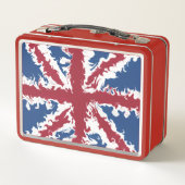 Union Jack Liquid Art Metall Brotdose (Rückseite)