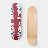 Union Jack Liquid Art Skateboard (Vorderseite)