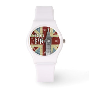 Union Jack London Big Ben Wrist Watch Armbanduhr