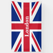 Union Jack London ~ Britische Flagge Banner (Vertikal)