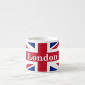 Union Jack London ~ Britische Flagge Espressotasse (Vorderseite)