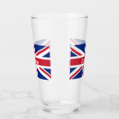 Union Jack London ~ Britische Flagge Glas (Links)