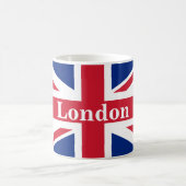Union Jack London ~ Britische Flagge  Kaffeetasse (Mittel)