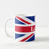 Union Jack London ~ Britische Flagge Kaffeetasse (Links)
