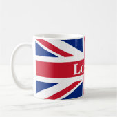 Union Jack London ~ Britische Flagge Kaffeetasse (Links)