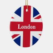 Union Jack London ~ Britische Flagge Keramik Ornament (Rechts)