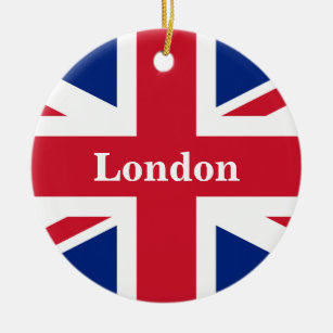 Union Jack London ~ Britische Flagge Keramik Ornament