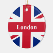 Union Jack London ~ Britische Flagge Keramik Ornament (Links)