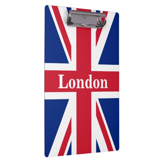 Union Jack London ~ Britische Flagge Klemmbrett (Rechts)