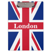 Union Jack London ~ Britische Flagge Klemmbrett (Vorderseite)