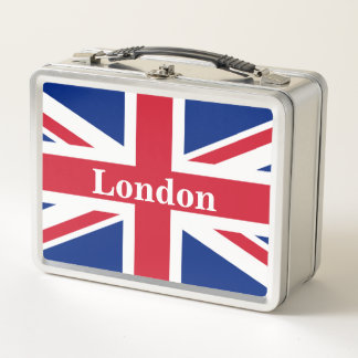 Union Jack London ~ Britische Flagge Metall Brotdose