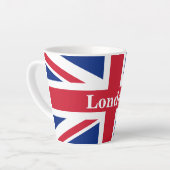 Union Jack London ~ Britische Flagge Milchtasse (Linke Ecke)