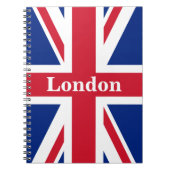 Union Jack London ~ Britische Flagge Notizblock (Vorderseite)