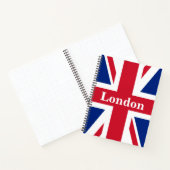 Union Jack London ~ Britische Flagge Notizblock (Innenseite)