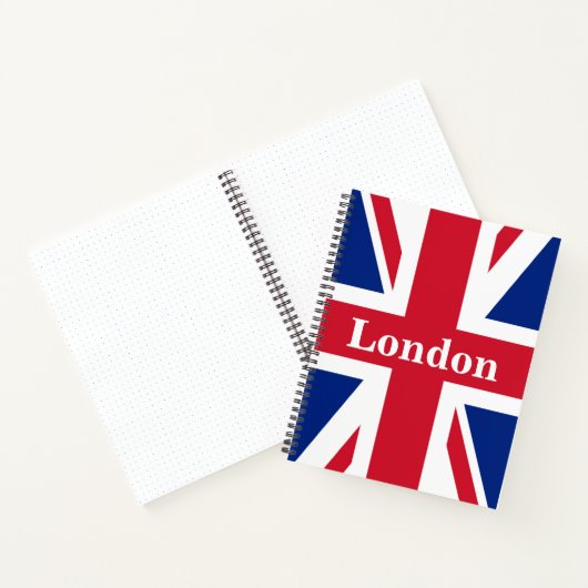 Union Jack London ~ Britische Flagge Notizblock (Innenseite)