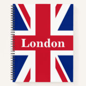 Union Jack London ~ Britische Flagge Notizblock (Vorderseite)