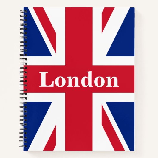 Union Jack London ~ Britische Flagge Notizblock (Vorderseite)