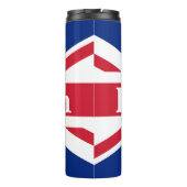 Union Jack London ~ Britische Flagge Thermosbecher (Rückseite)