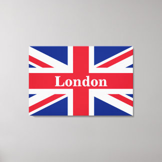 Union Jack London ~ British Flag Canvas Print Leinwanddruck